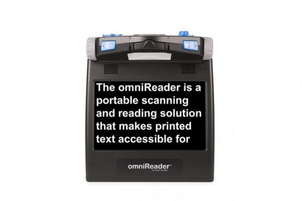 OmniReader front with text