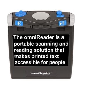 OmniReader front with text