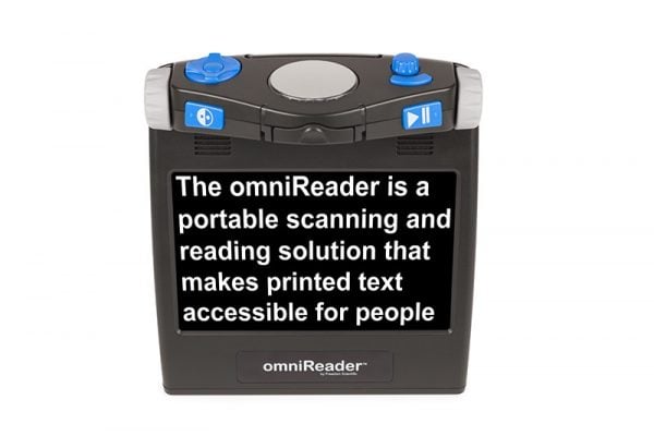 OmniReader front with text