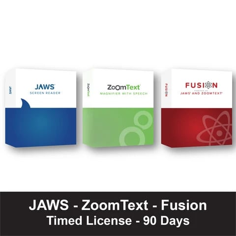 Timed Licence for JAWS, ZoomText, Fusion
