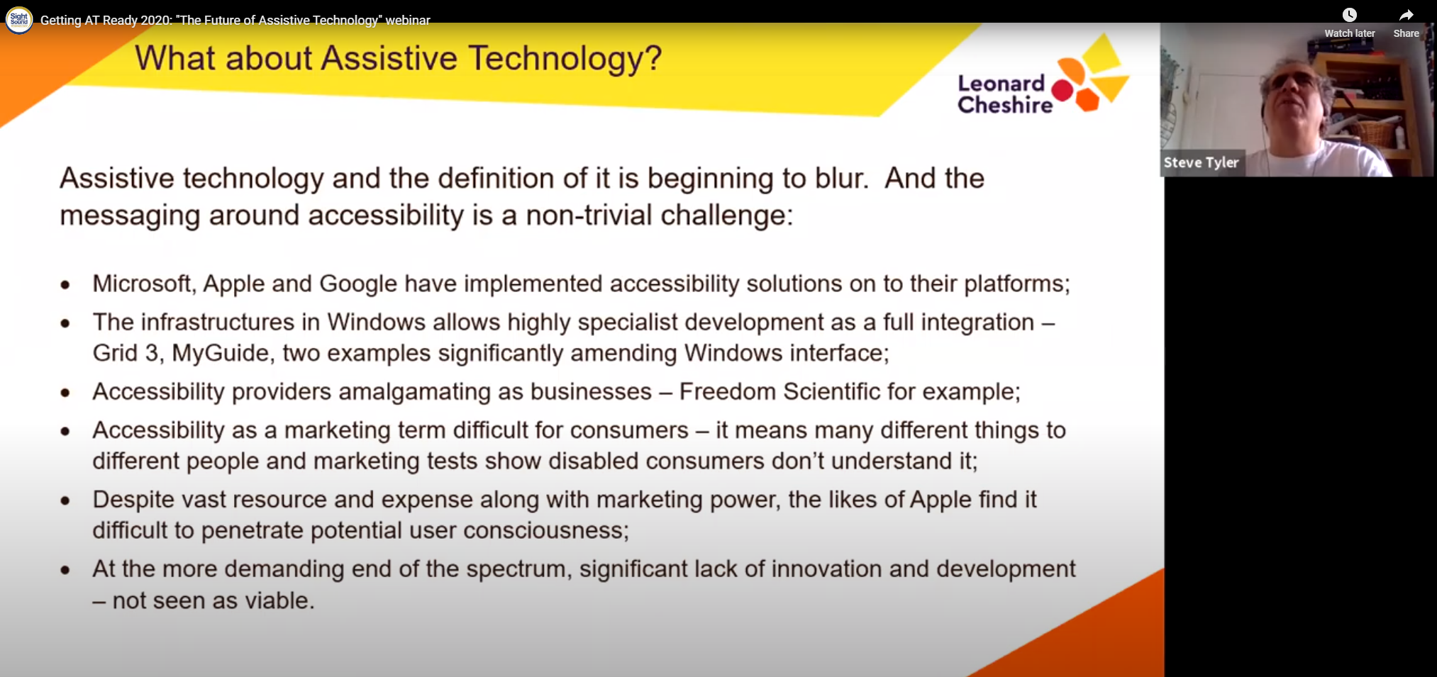 Assistive Technology slide