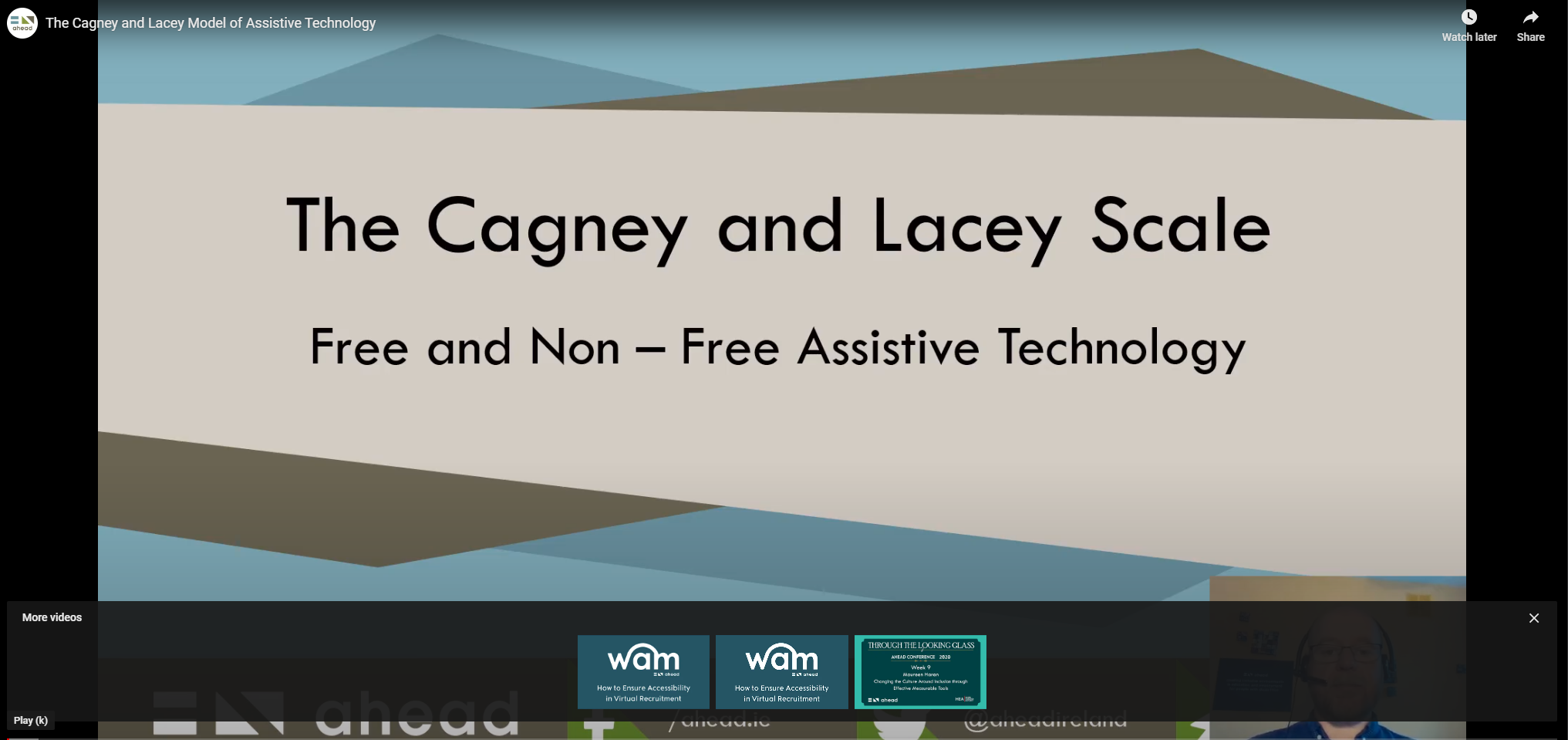 Cagney and Lacey Model of Assistive Technology by Trevor Boland - Screenshot