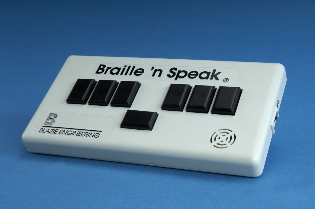 Image of braille n speak device