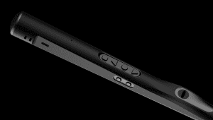 Image of WeWALK Smart Cane 2 handle, showing raised control buttons.